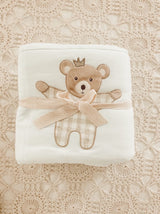 BEDTIME PRINCE BEAR COTTON QUILT
