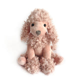 'PARIS' MAUVE POODLE PLUSH TOY