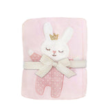 BEDTIME PRINCESS BUNNY PINK NURSERY QUILT