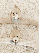 BEAR PRINCE PADDED BABY HANGERS SET OF 2