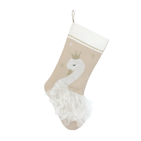 SWAN PRINCESS CHRISTMAS STOCKING