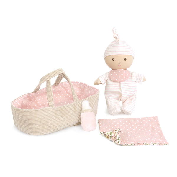 Newborn Baby Doll & Carrier Set