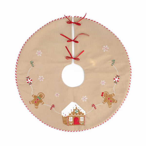 Gingerbread Tree Skirt - Small