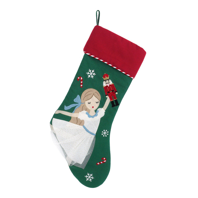 Nutcracker Clara Stocking