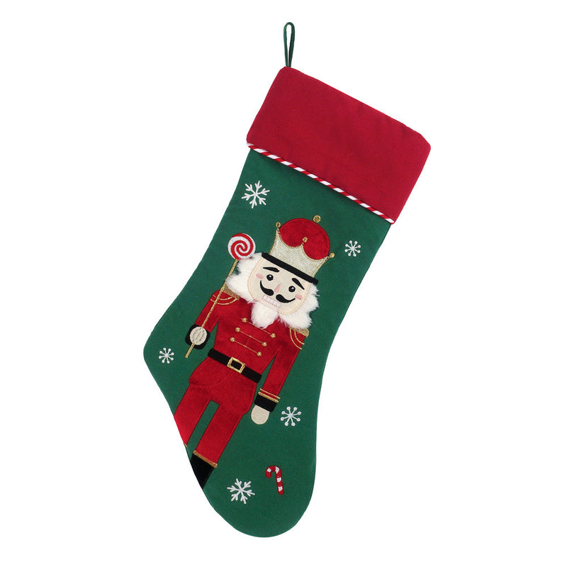 Merry Nutcracker Stocking