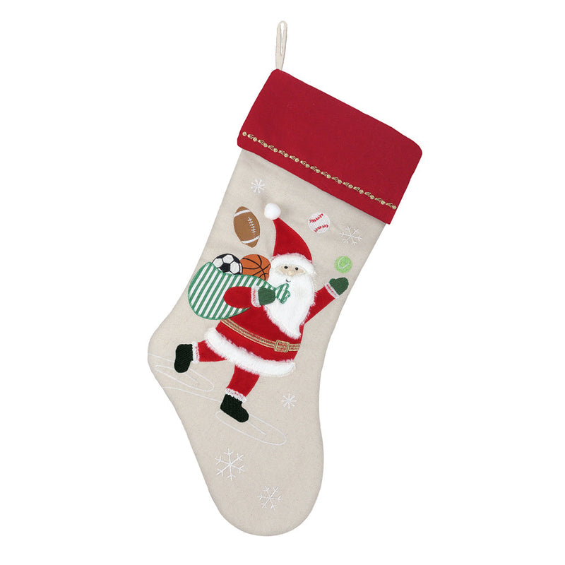 Sporty Santa Stocking