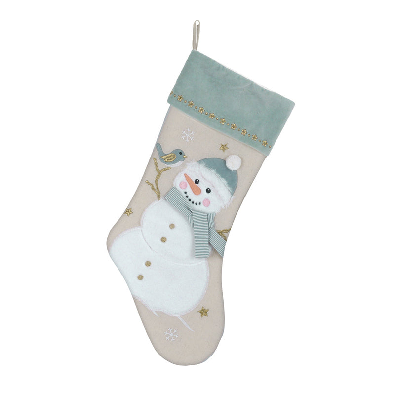 Jolly Snowman Stocking