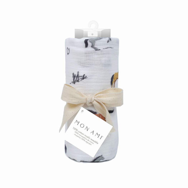 CHANTILLY MUSLIN SWADDLE BLANKET