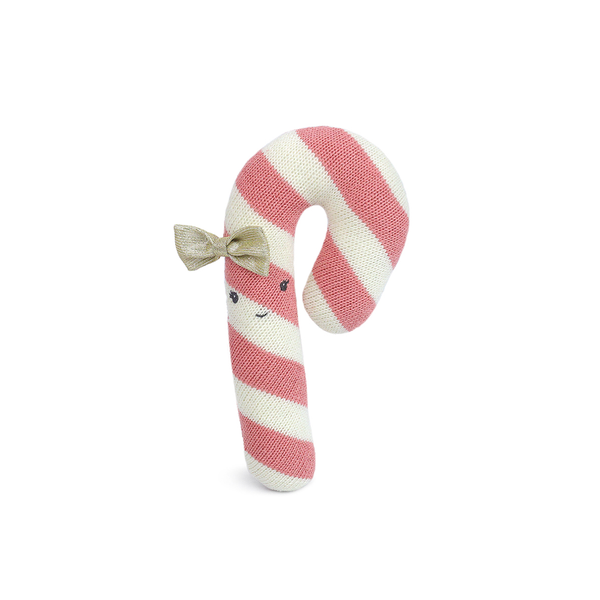 CANDY CANE KNIT TOY PINK