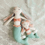MERMAID COTTON BABY RATTLE 'MIA'