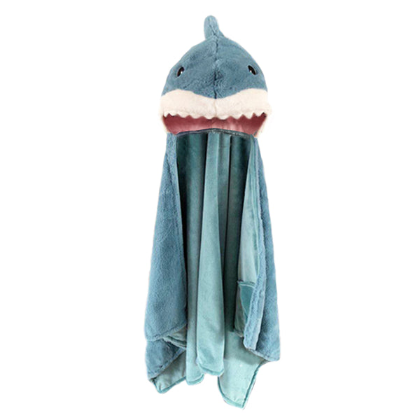 Seaborn Shark Hooded Blanket