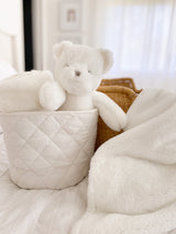 ‘BEAUMONT’ LUXE BEAR-PURE WHITE