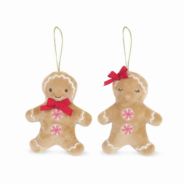 GINGERBREAD COUPLE ORNAMENTS