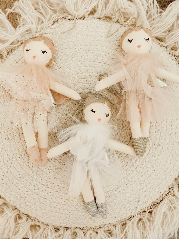 ASSORTED ANGEL PLUSH DOLL ORNAMENTS